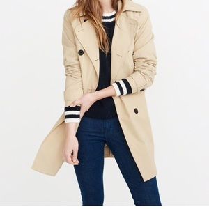 A&F Khaki Trench Coat